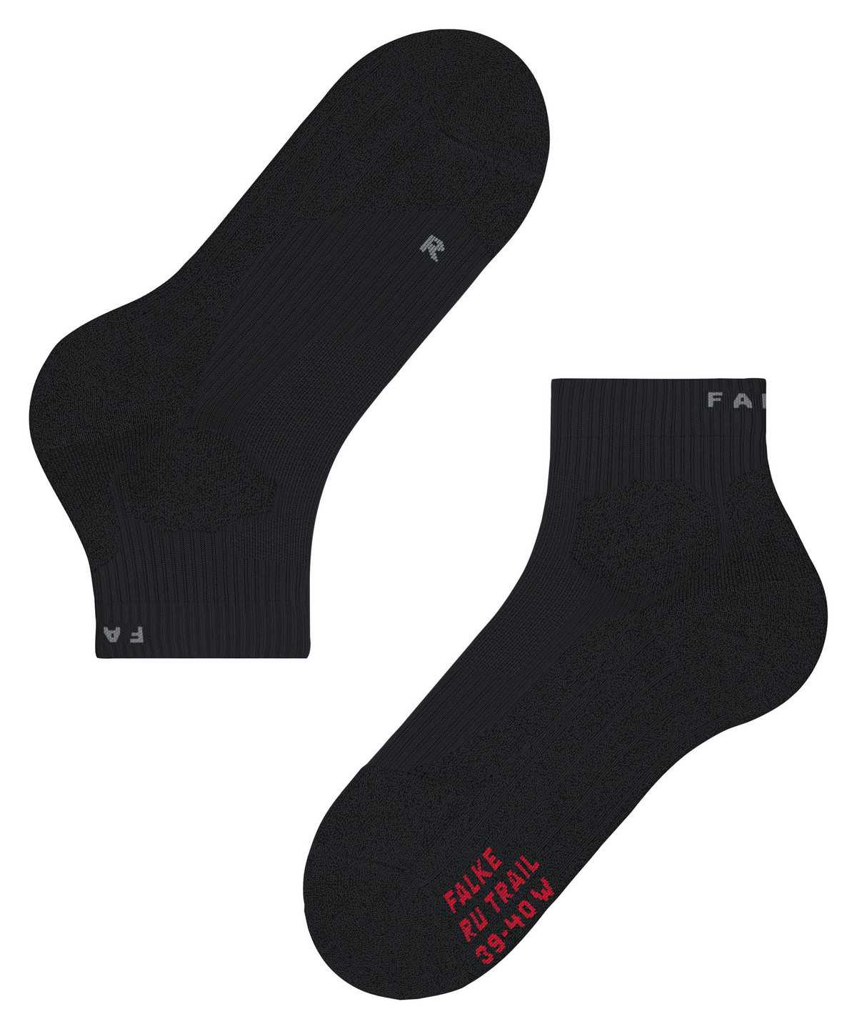 Falke RU Trail Running Socks Sports Socks Női Fekete | YRSM-79128