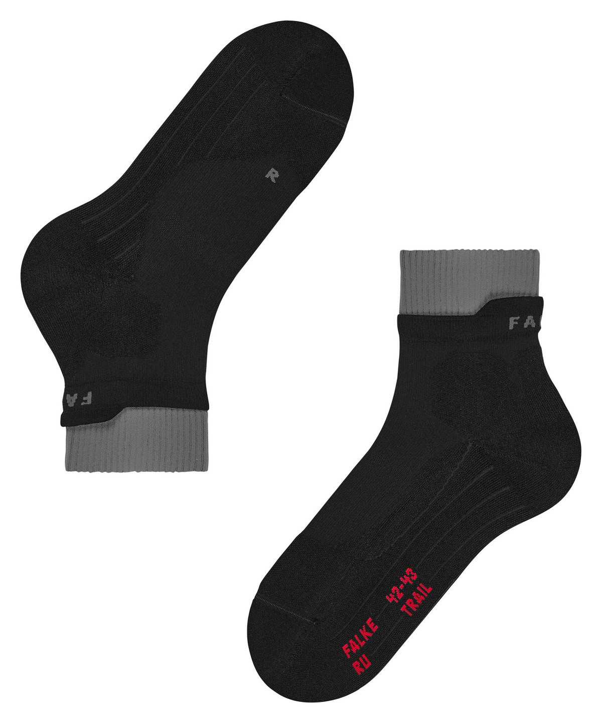 Falke RU Trail Running Socks Sports Socks Női Fekete | OTLQ-16408