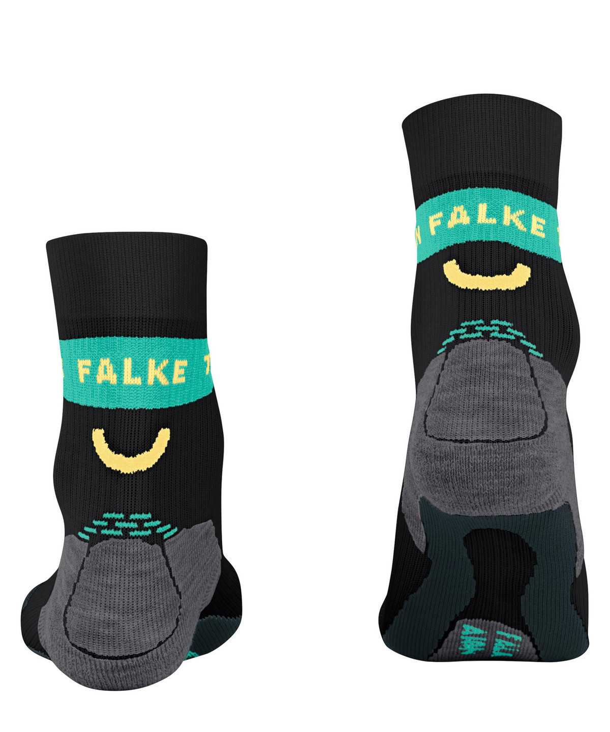 Falke RU True Motion Aion Running Socks Sports Socks Női Fekete | JASK-05243