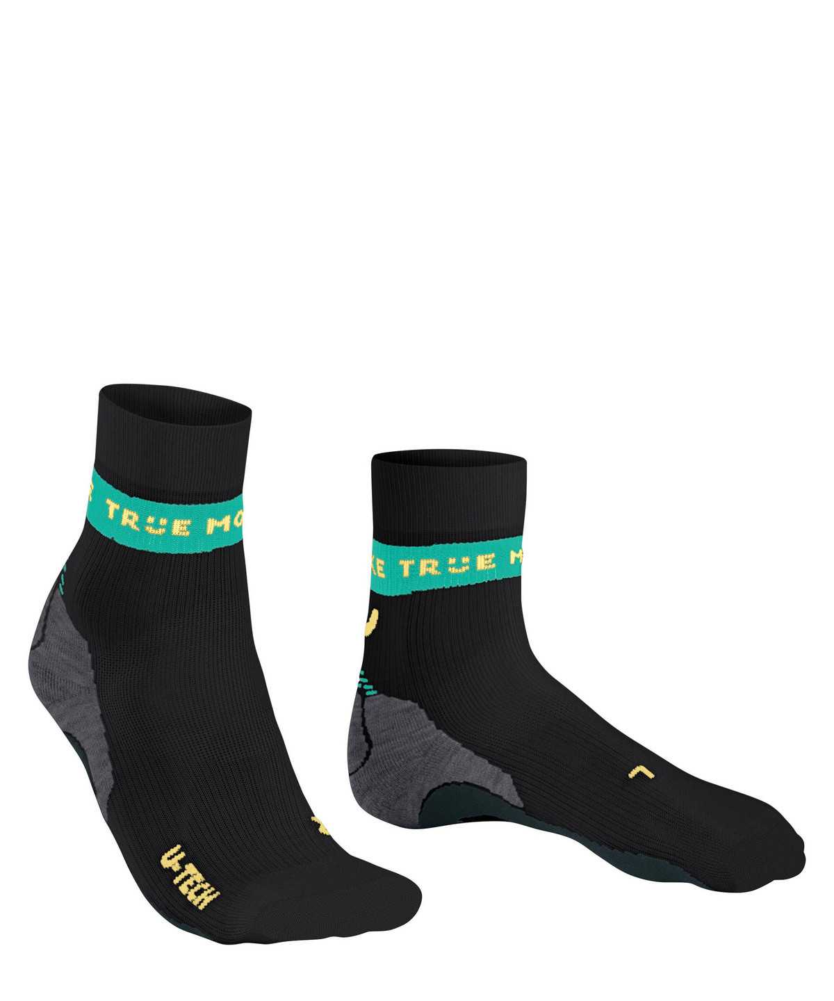 Falke RU True Motion Aion Running Socks Sports Socks Női Fekete | JASK-05243