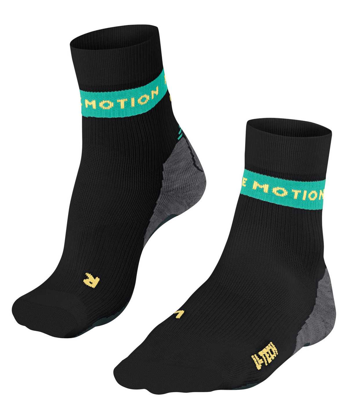 Falke RU True Motion Aion Running Socks Sports Socks Női Fekete | JASK-05243