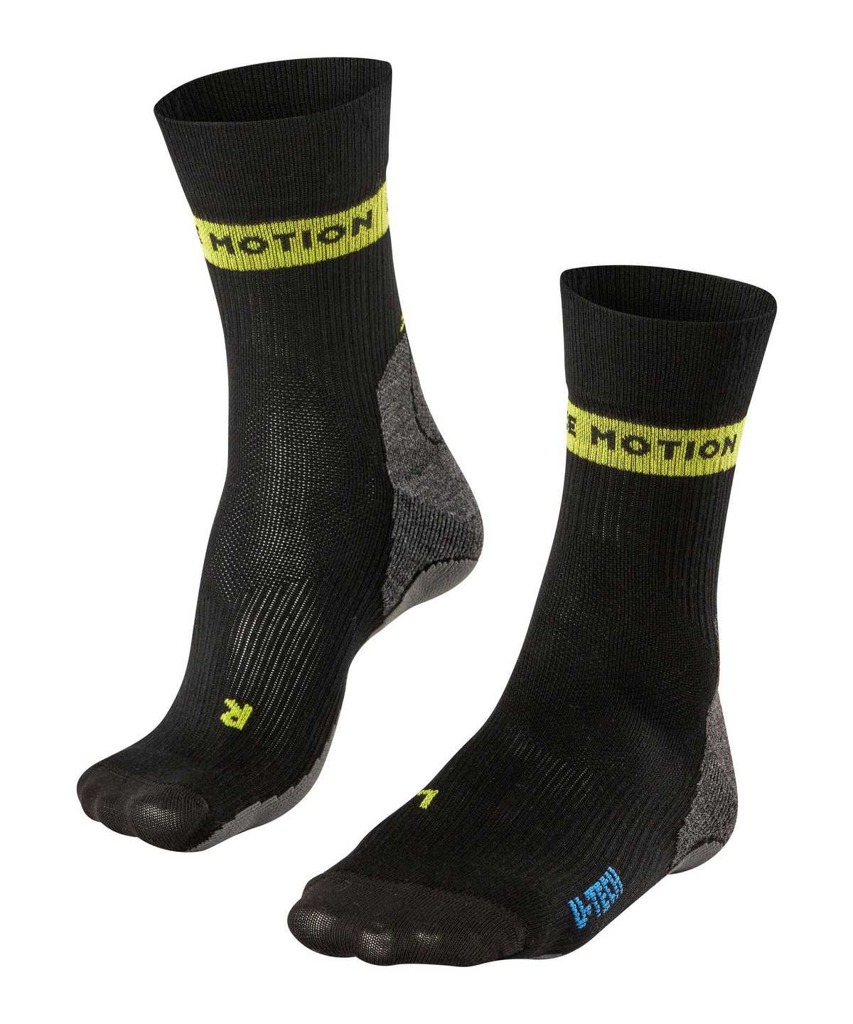 Falke RU True Motion Aion Running Socks Zokni Férfi Fekete | POXL-94815