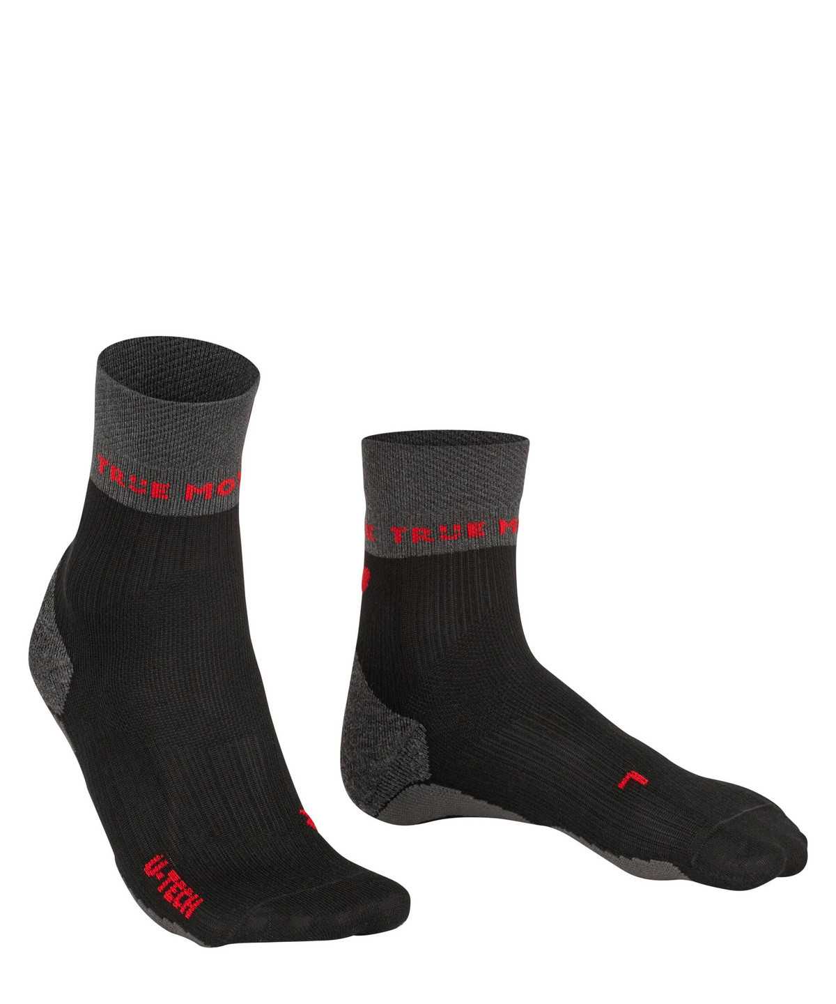 Falke RU True Motion Nevos Running Socks Sports Socks Női Fekete | YKBS-02385