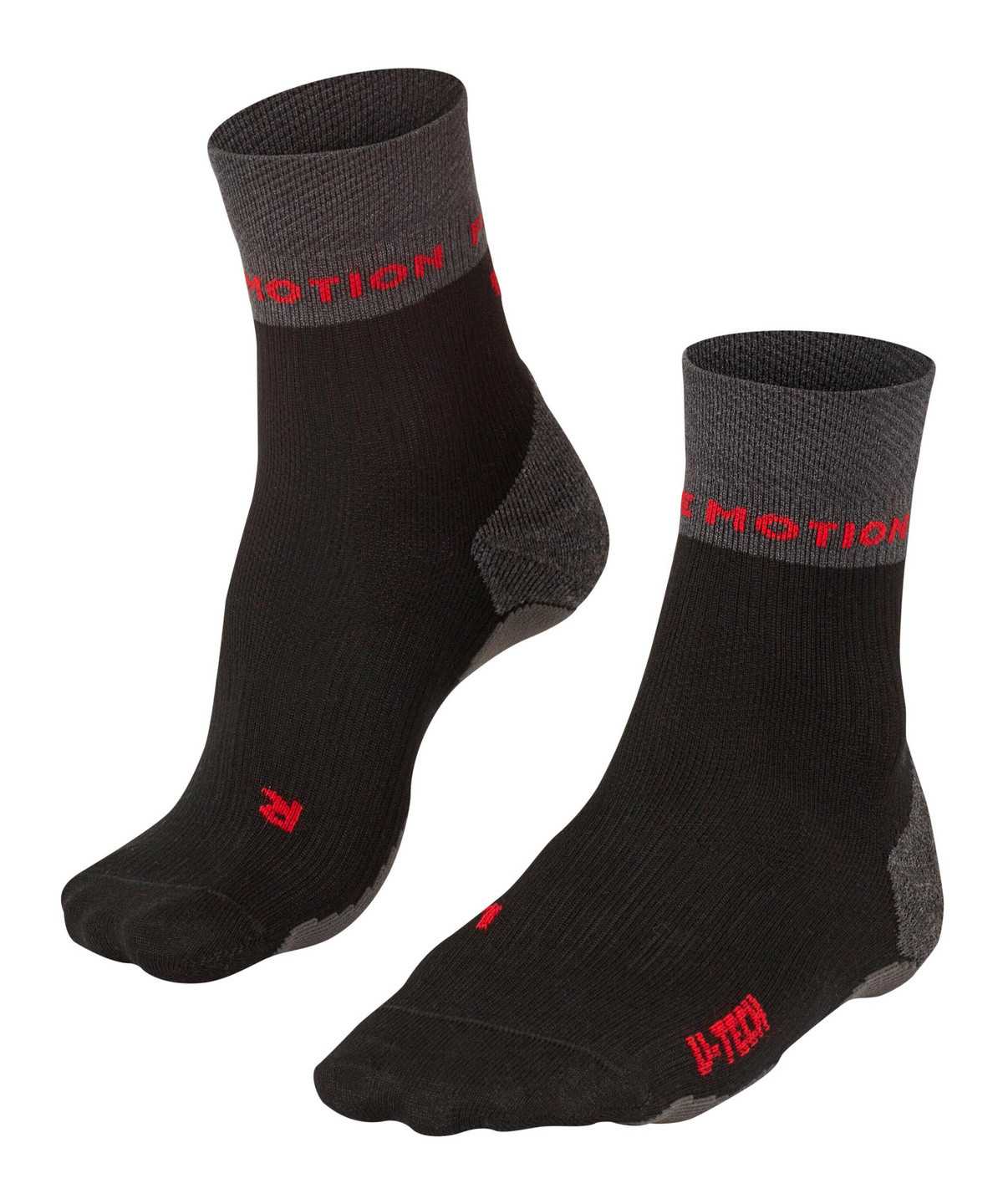 Falke RU True Motion Nevos Running Socks Sports Socks Női Fekete | YKBS-02385