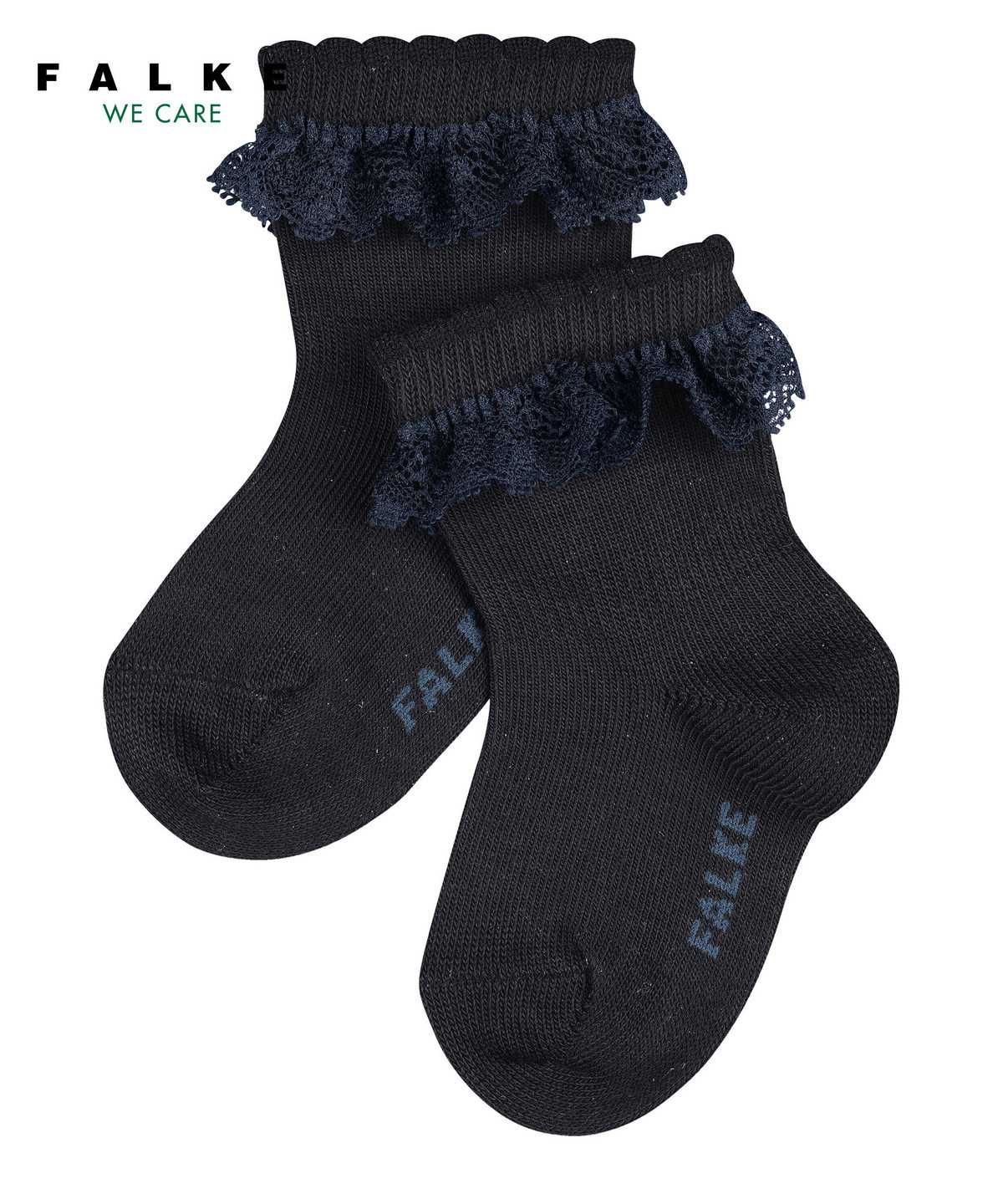 Falke Romantic Lace Socks Zokni Baba Kék | IXAE-98672