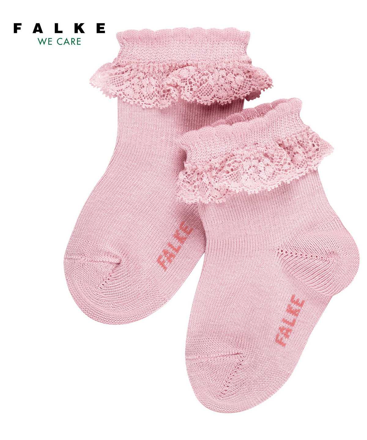 Falke Romantic Lace Socks Zokni Baba Rózsaszín | QGYW-06984