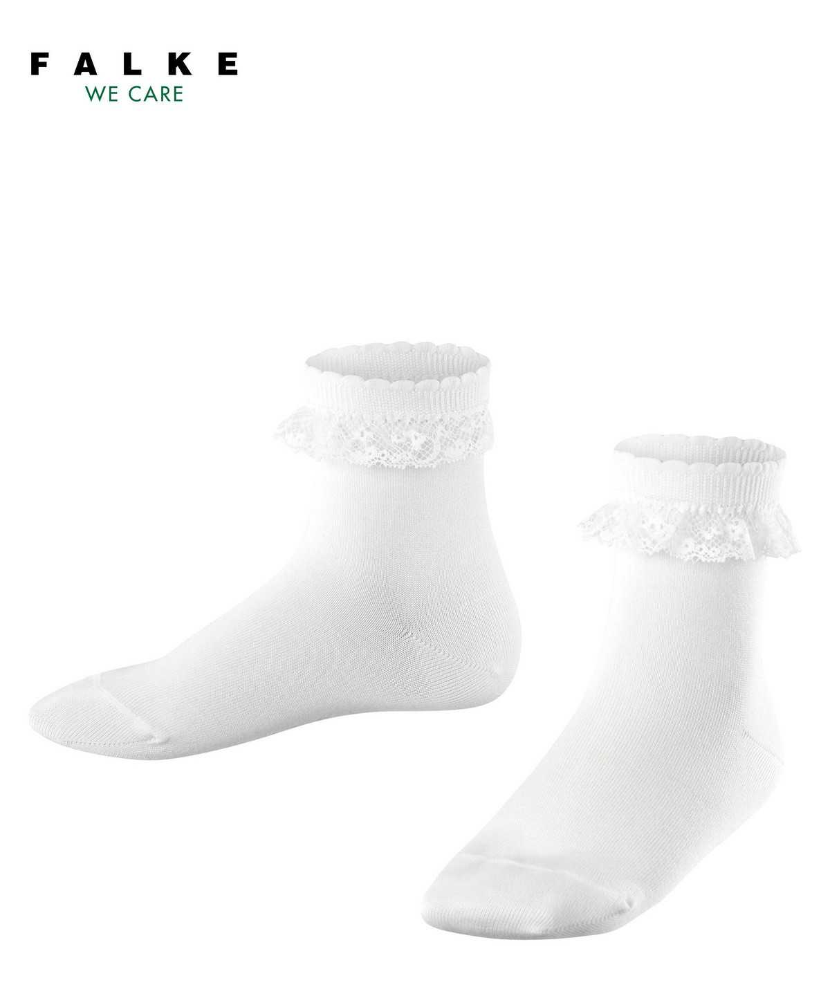 Falke Romantic Lace Socks Zokni Gyerek Fehér | WARC-45310