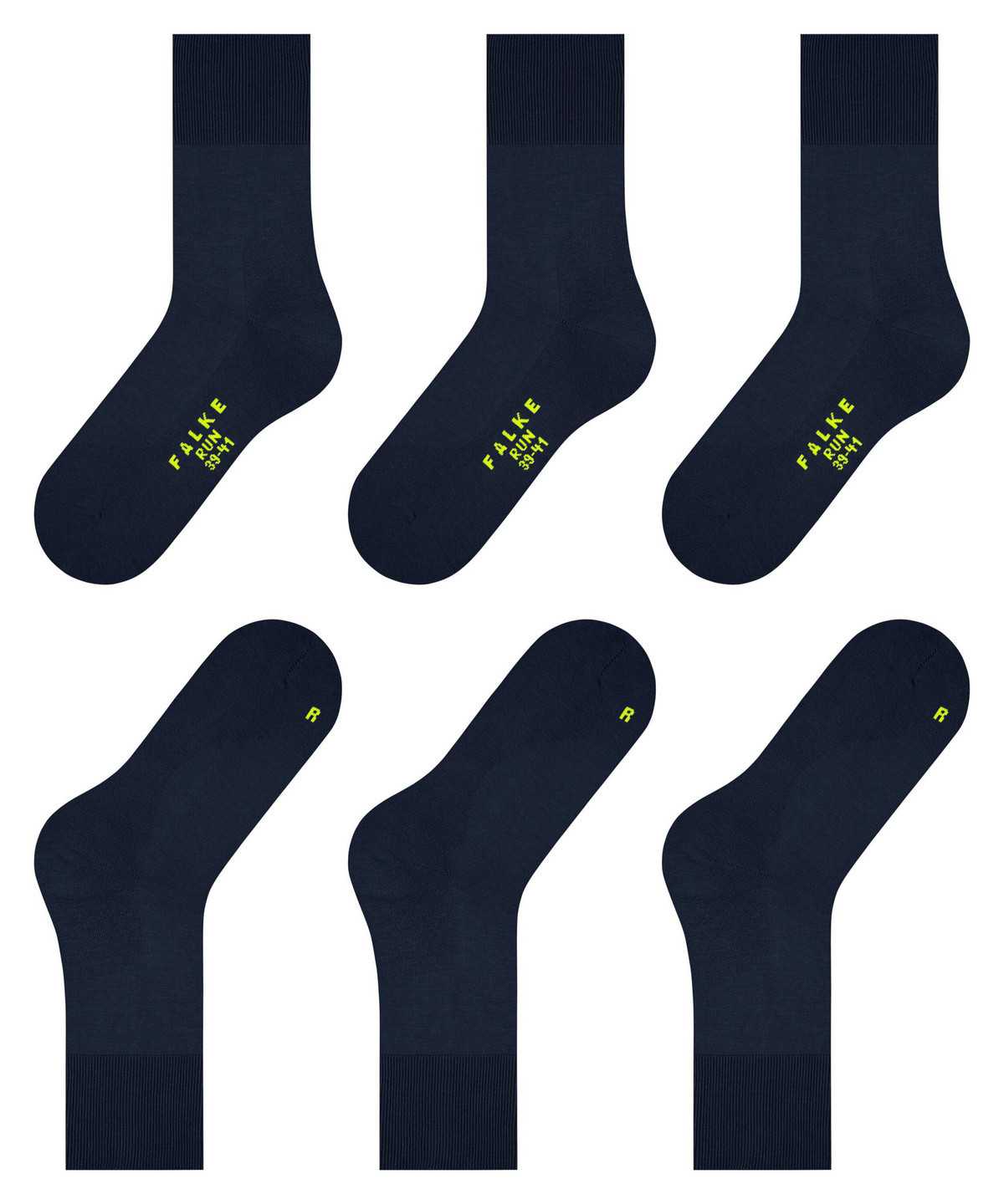 Falke Run 3-Pack Socks Zokni Férfi Kék | OCLJ-15430