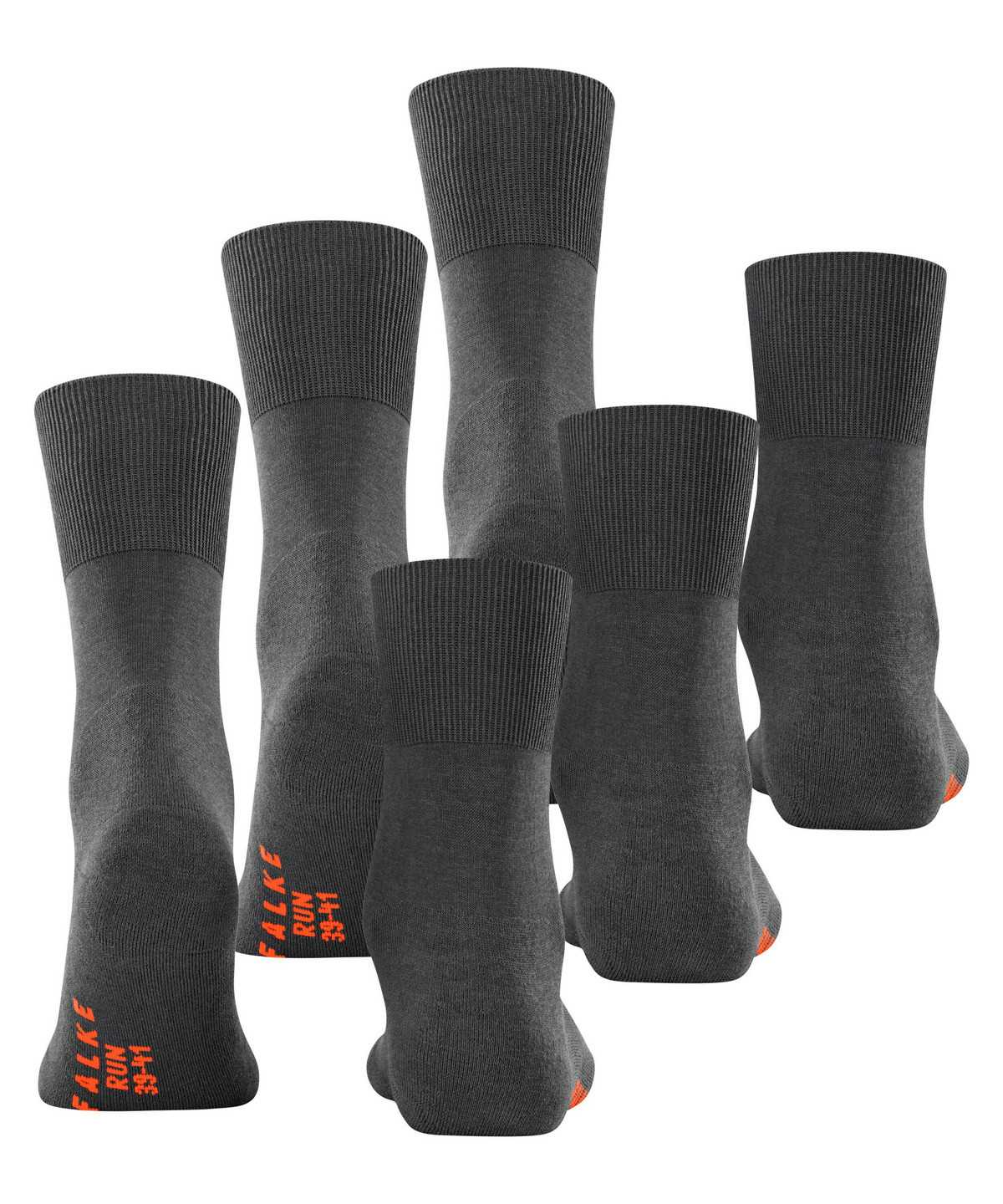 Falke Run 3-Pack Socks Zokni Férfi Szürke | BDFV-06254