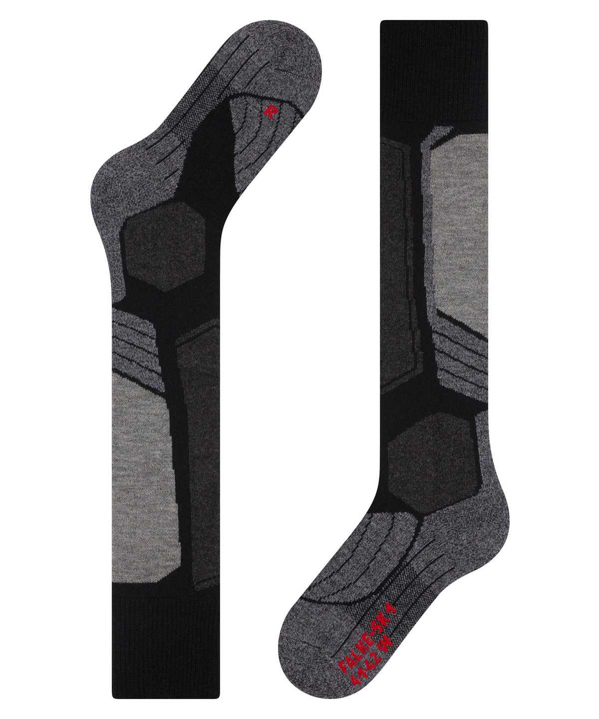 Falke SK1 Comfort Skiing Knee-high Socks Sports Socks Női Fekete | SKYH-17692