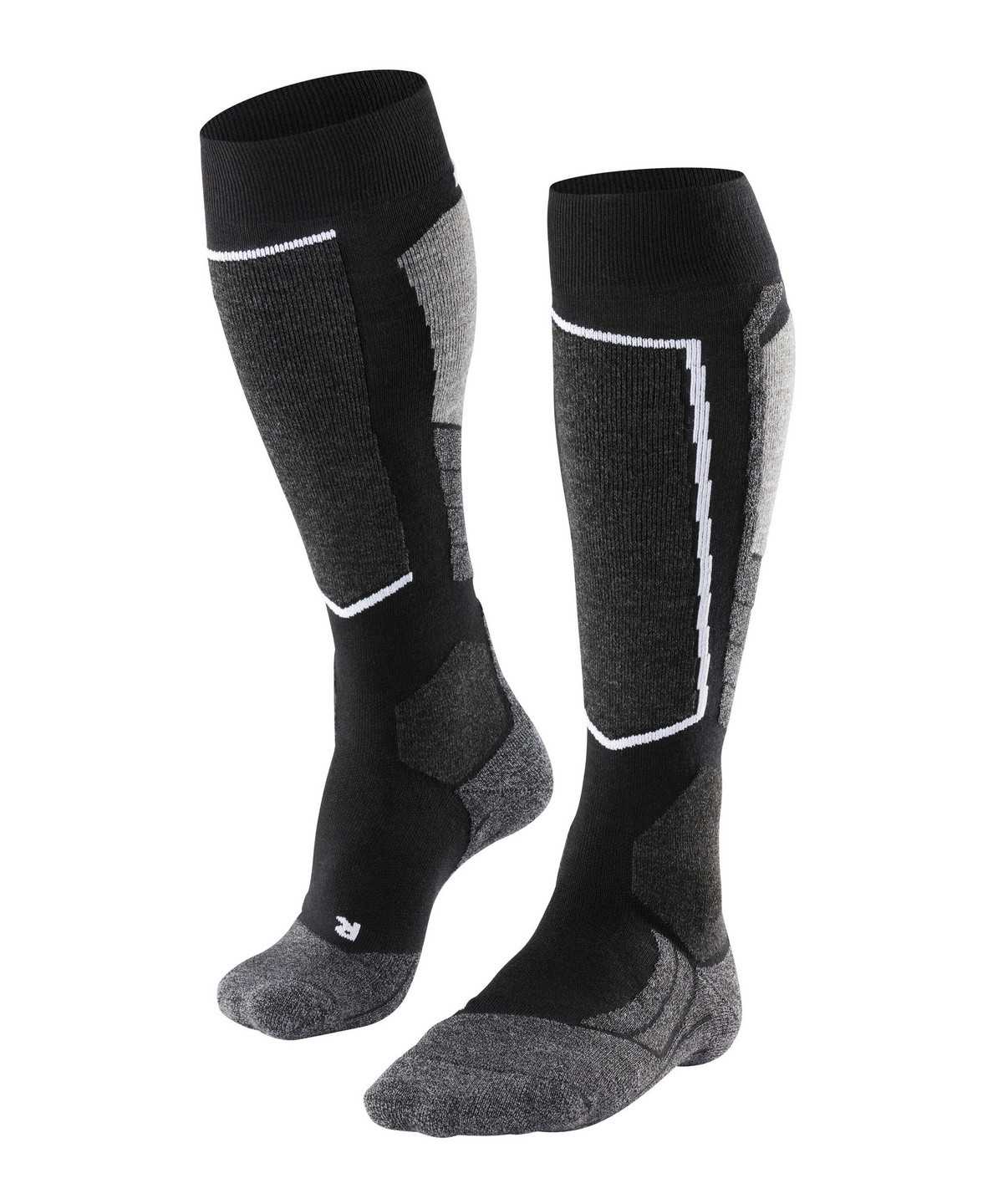 Falke SK2 Intermediate Skiing Knee-high Socks Sports Socks Női Fekete | ZXED-97380