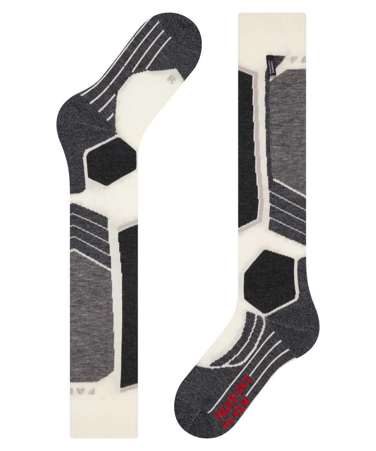 Falke SK2 Intermediate Skiing Knee-high Socks Sports Socks Női Fehér | UXFB-54691