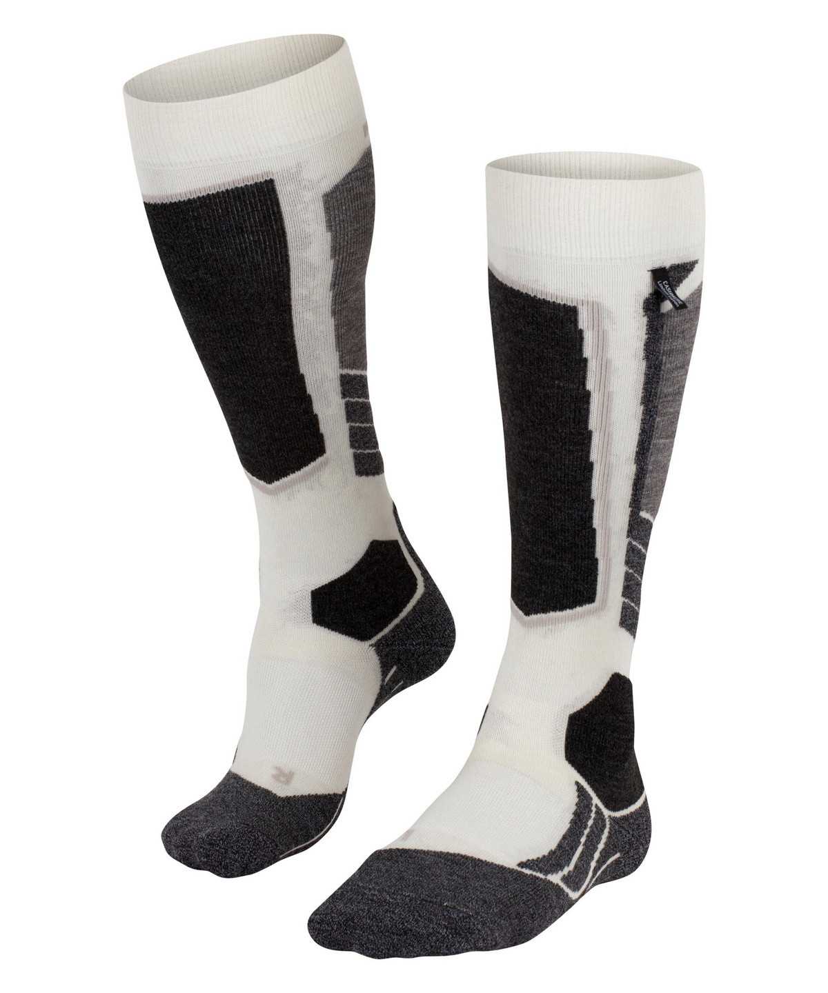 Falke SK2 Intermediate Skiing Knee-high Socks Sports Socks Női Fehér | UXFB-54691