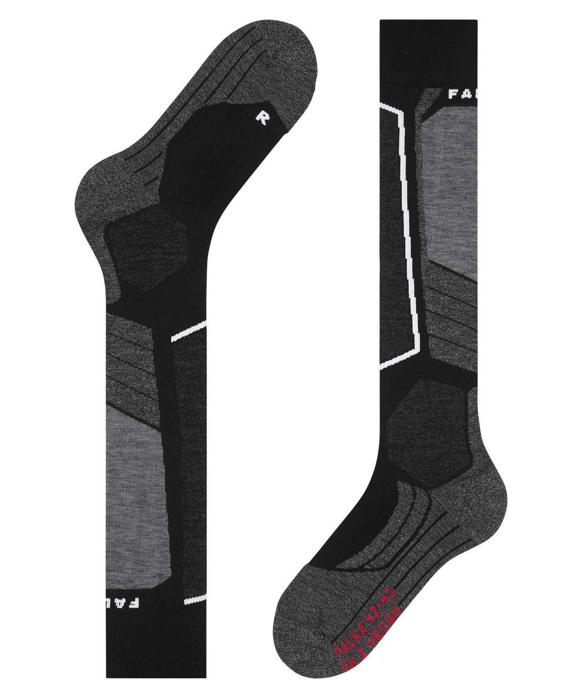 Falke SK2 Intermediate Vegan Skiing Knee-high Socks Sports Socks Női Fekete | ZKRB-58162