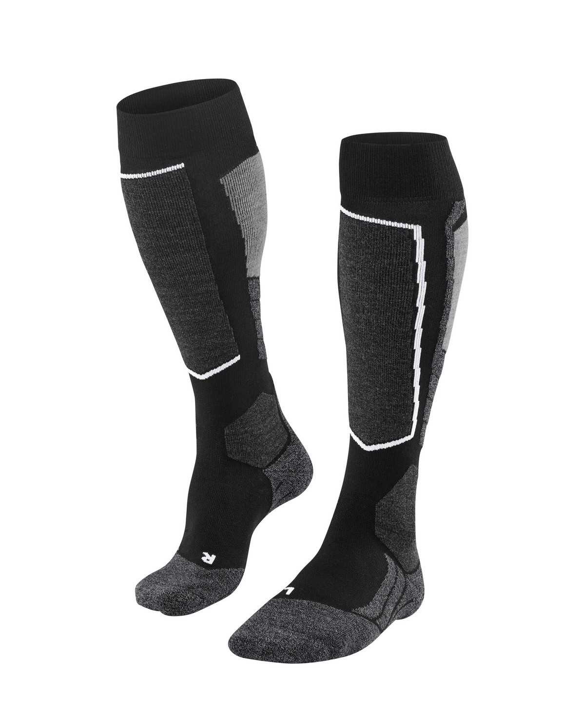 Falke SK2 Intermediate Vegan Skiing Knee-high Socks Sports Socks Női Fekete | ZKRB-58162