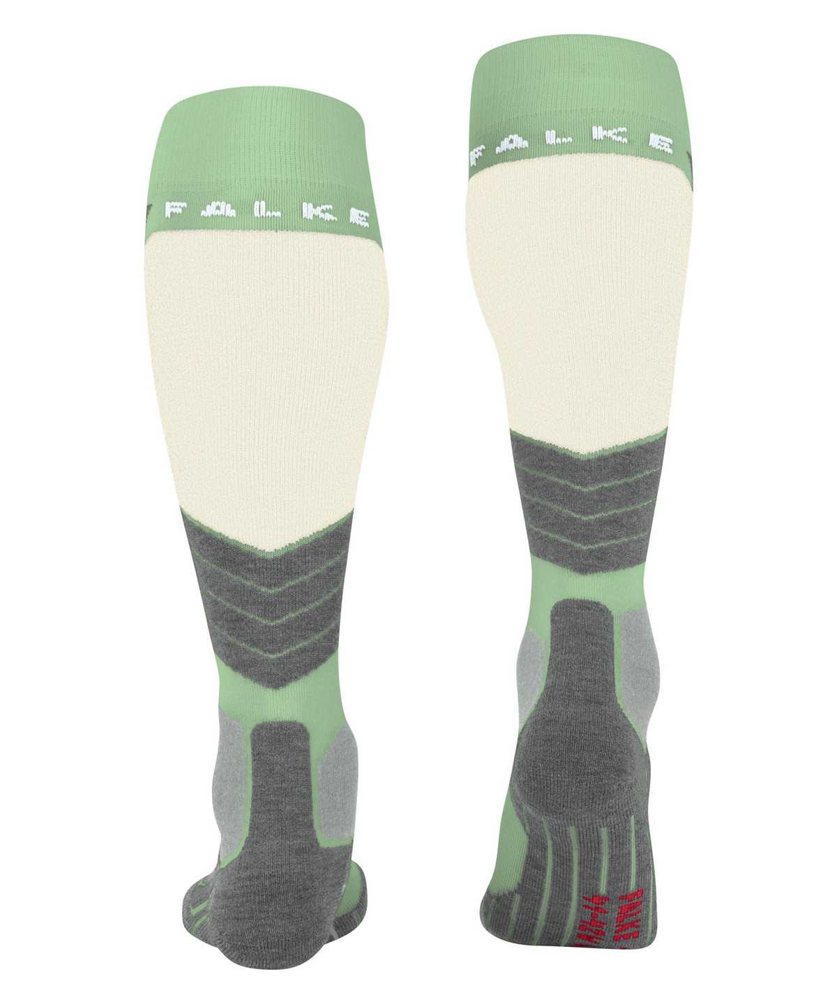 Falke SK2 Intermediate Wool Skiing Knee-high Socks Sports Socks Női Zöld | IJYV-64397