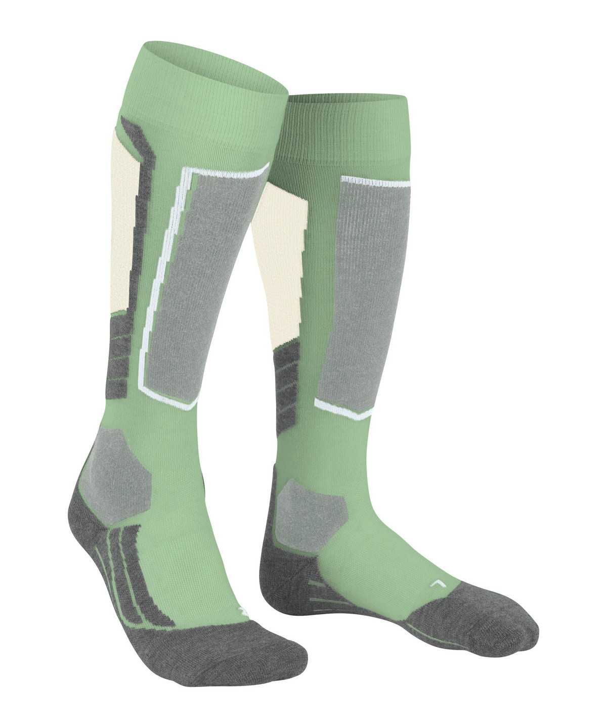 Falke SK2 Intermediate Wool Skiing Knee-high Socks Sports Socks Női Zöld | IJYV-64397