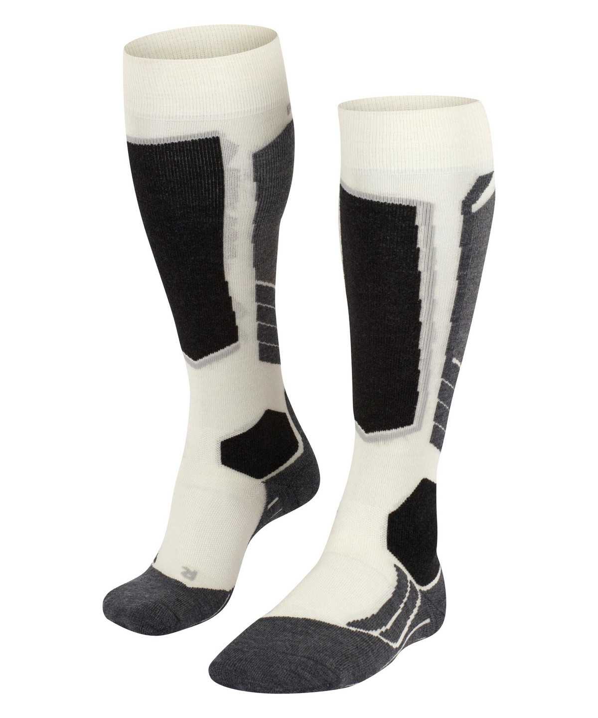 Falke SK2 Intermediate Wool Skiing Knee-high Socks Sports Socks Női Fehér | BHYF-18523