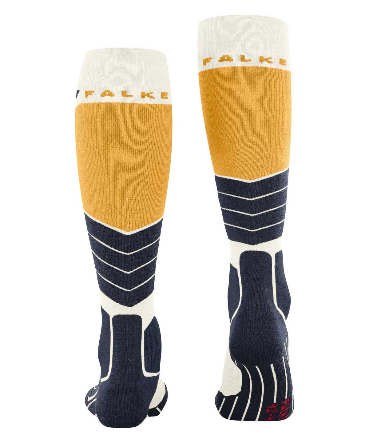 Falke SK2 Intermediate Wool Skiing Knee-high Socks Zokni Férfi Fehér | IYSB-30249