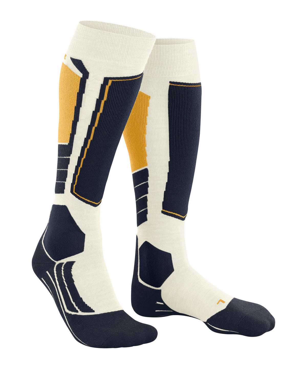 Falke SK2 Intermediate Wool Skiing Knee-high Socks Zokni Férfi Fehér | IYSB-30249