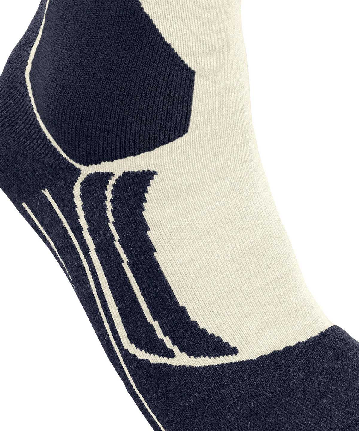 Falke SK2 Intermediate Wool Skiing Knee-high Socks Zokni Férfi Fehér | IYSB-30249