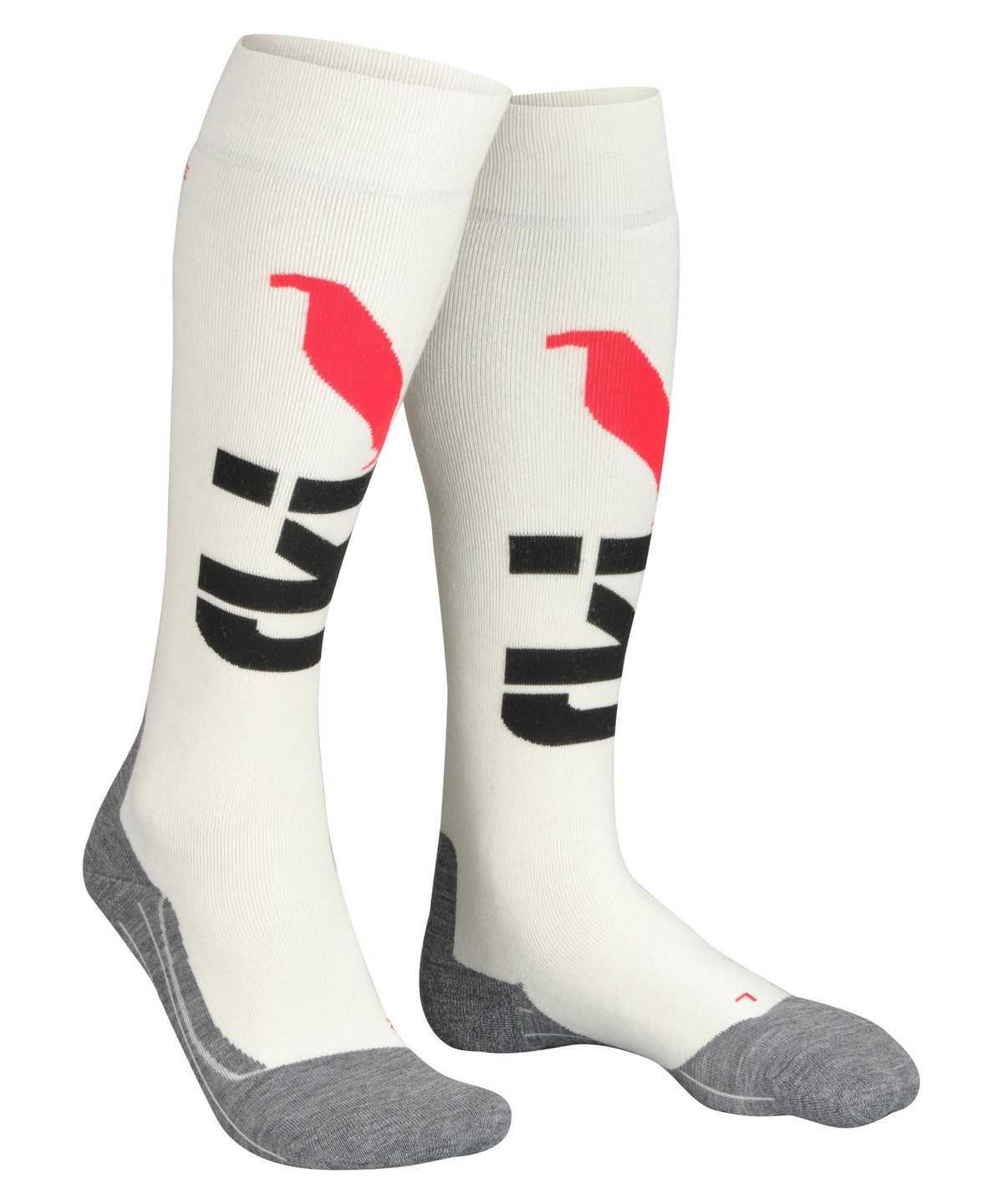 Falke SK4 125 Years Skiing Knee-high Socks Sports Socks Női Fehér | DQEJ-54109