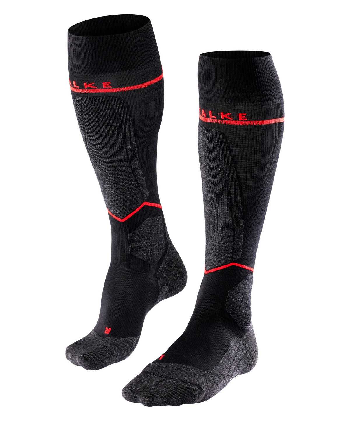 Falke SK4 Advanced Compression Light Skiing Knee-high Socks Zokni Férfi Fekete | NAIV-82403