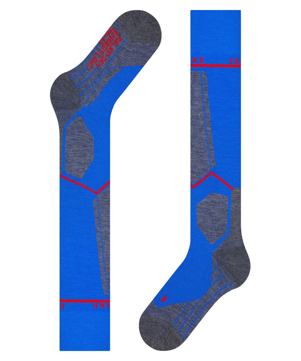 Falke SK4 Advanced Compression Light Skiing Knee-high Socks Zokni Férfi Kék | WYMB-98605