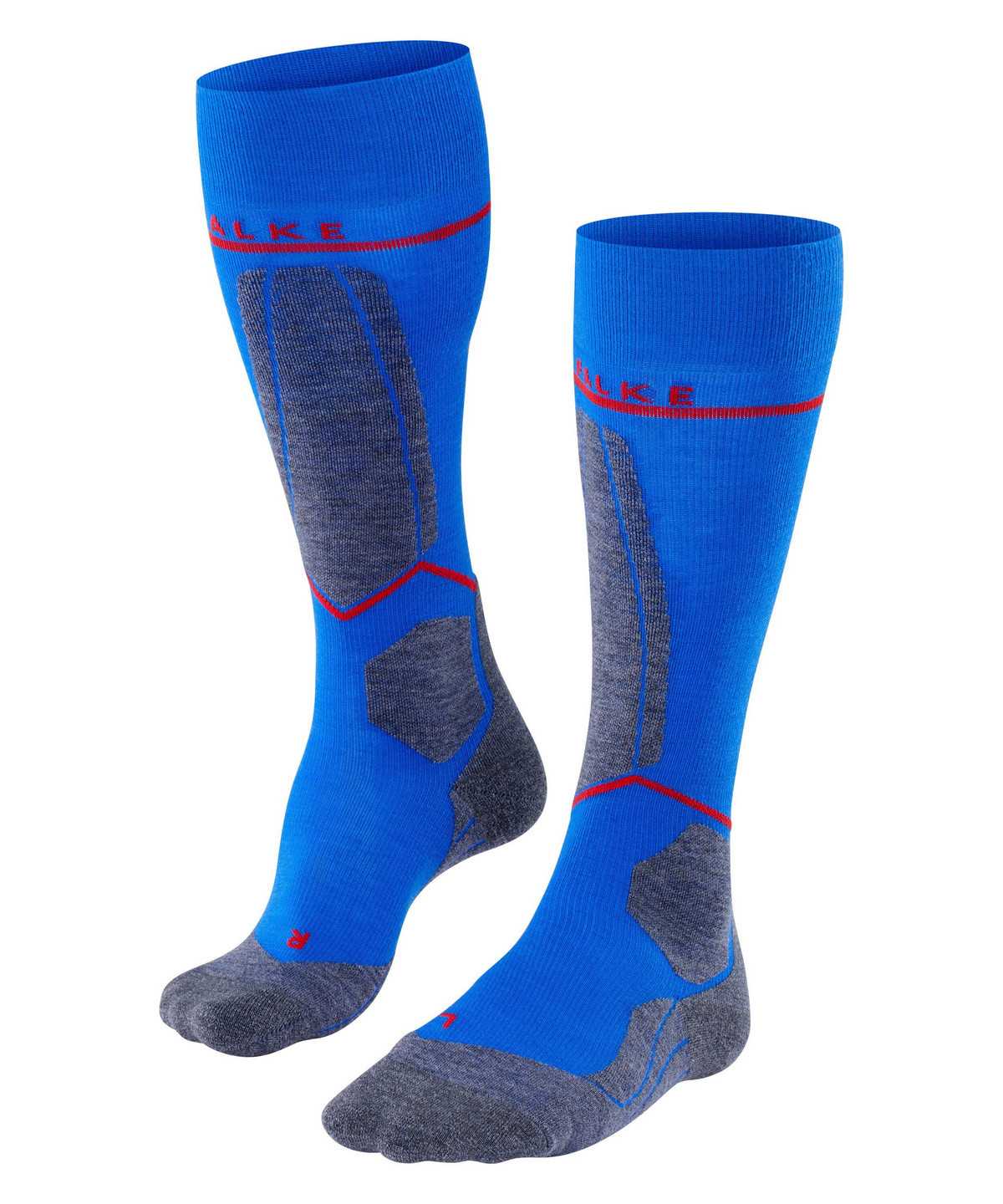 Falke SK4 Advanced Compression Light Skiing Knee-high Socks Zokni Férfi Kék | WYMB-98605