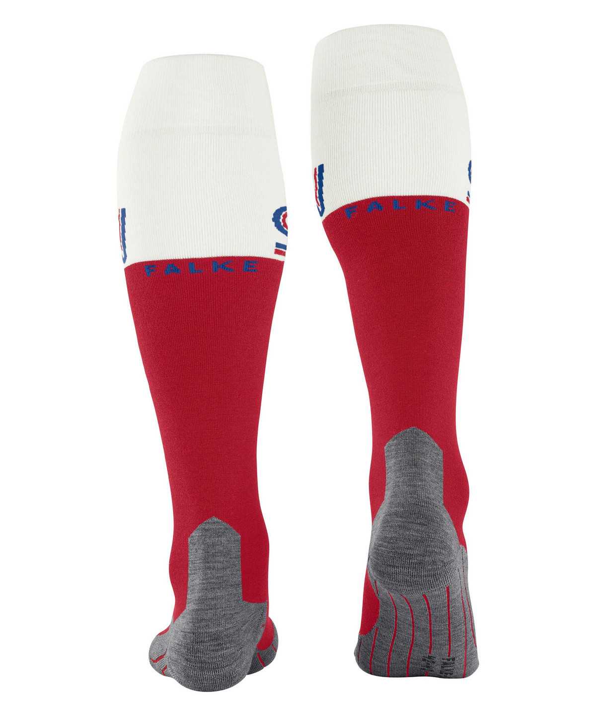 Falke SK4 Advanced Skiing Knee-high Socks Zokni Férfi Piros | QSOH-81024