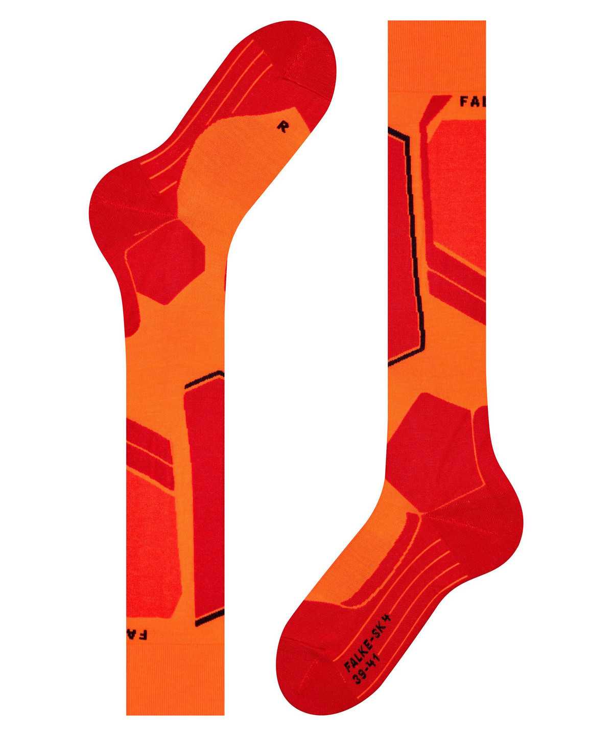 Falke SK4 Advanced Skiing Knee-high Socks Zokni Férfi Narancssárga | BYQW-47583