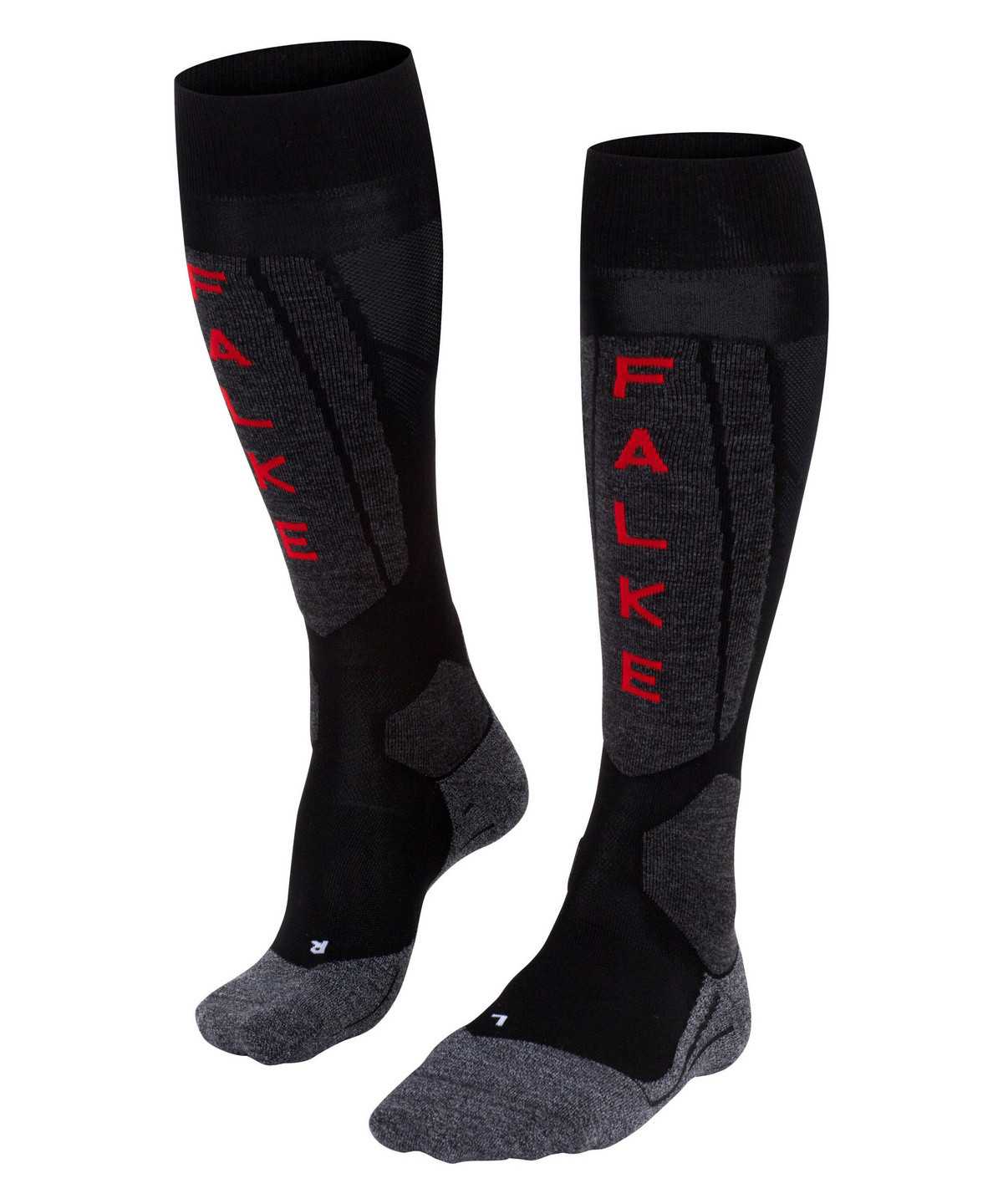 Falke SK5 Expert Skiing Knee-high Socks Sports Socks Női Fekete | ENVS-39485