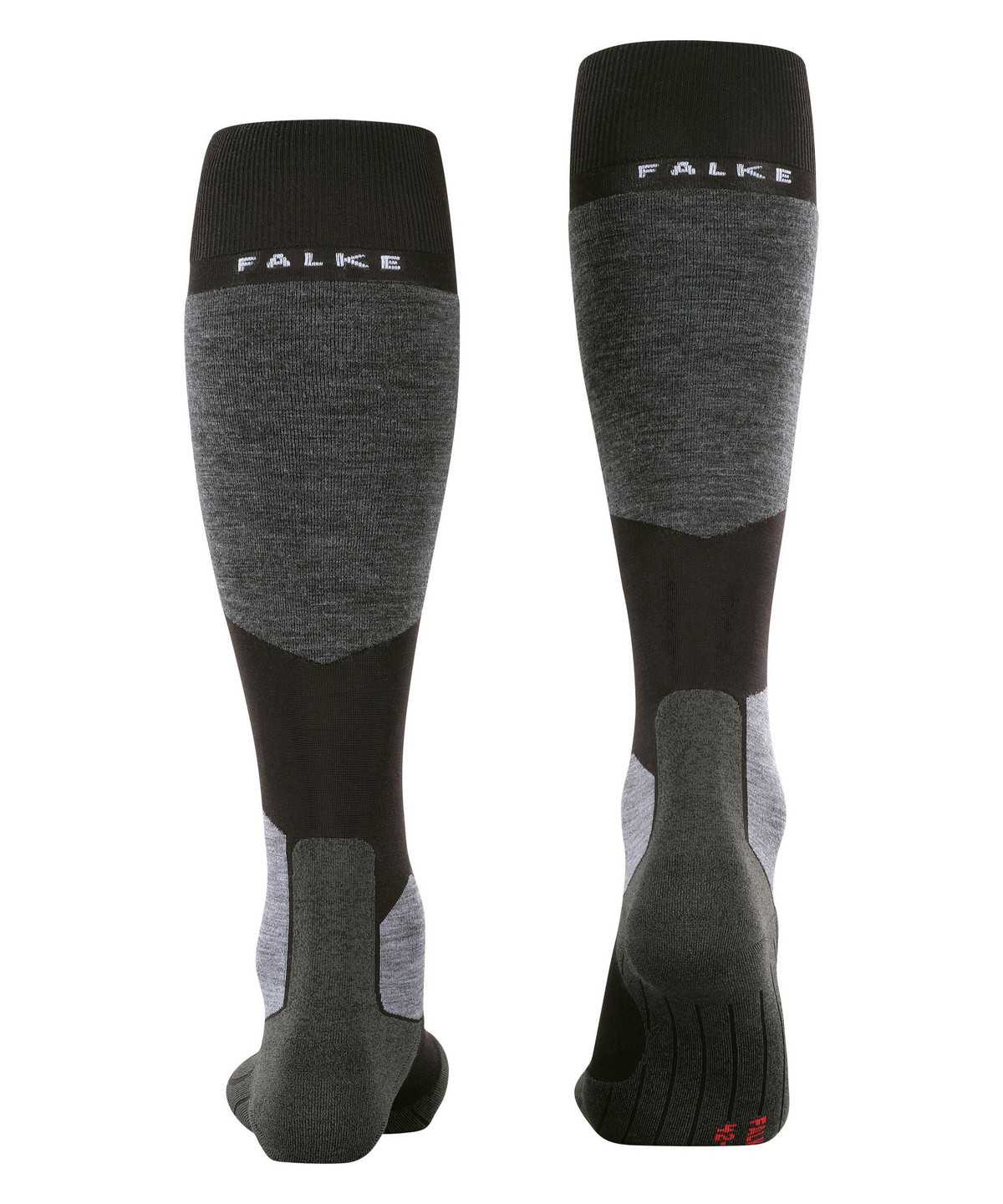 Falke SK6 Pro Skiing Knee-high Socks Zokni Férfi Fekete | DQKL-65984