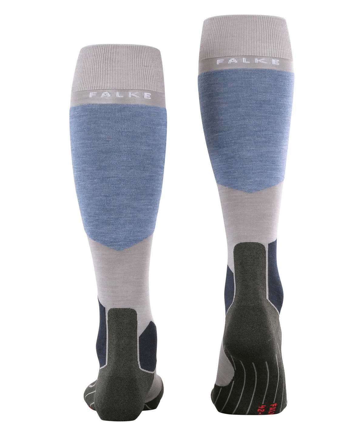 Falke SK6 Pro Skiing Knee-high Socks Zokni Férfi Szürke | UNSG-02735