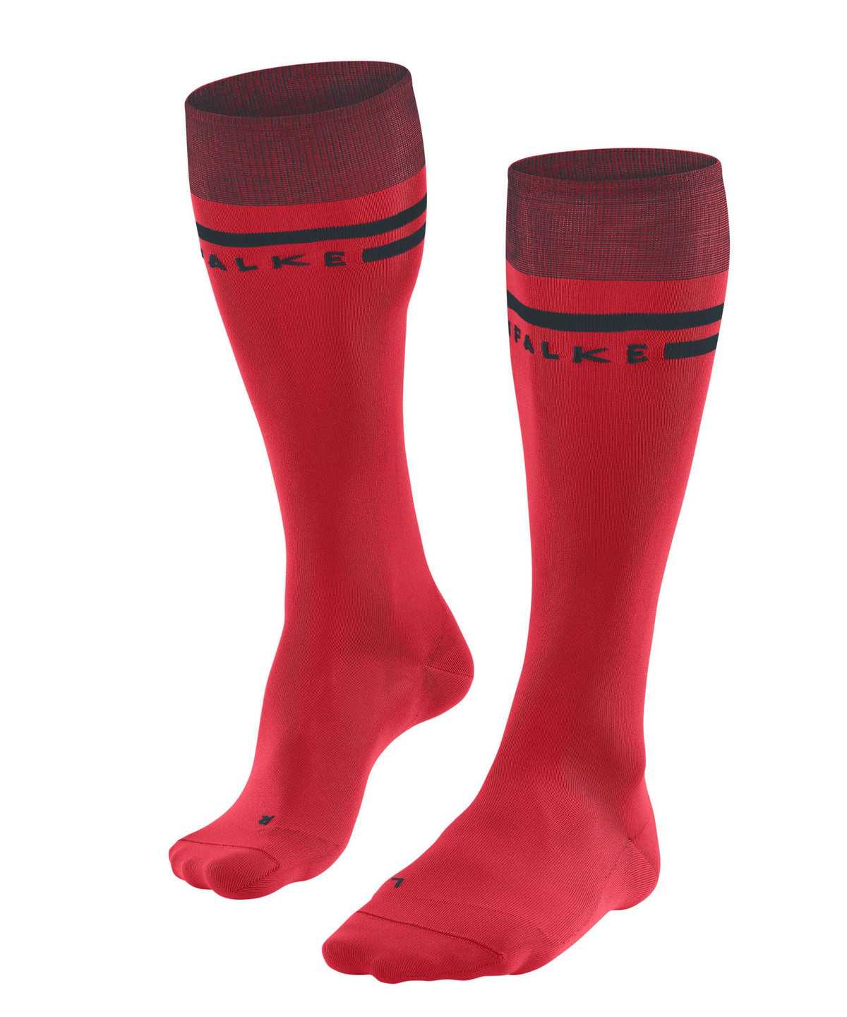 Falke SK7 Race Skiing Knee-high Socks Sports Socks Női Piros | GFCI-67425