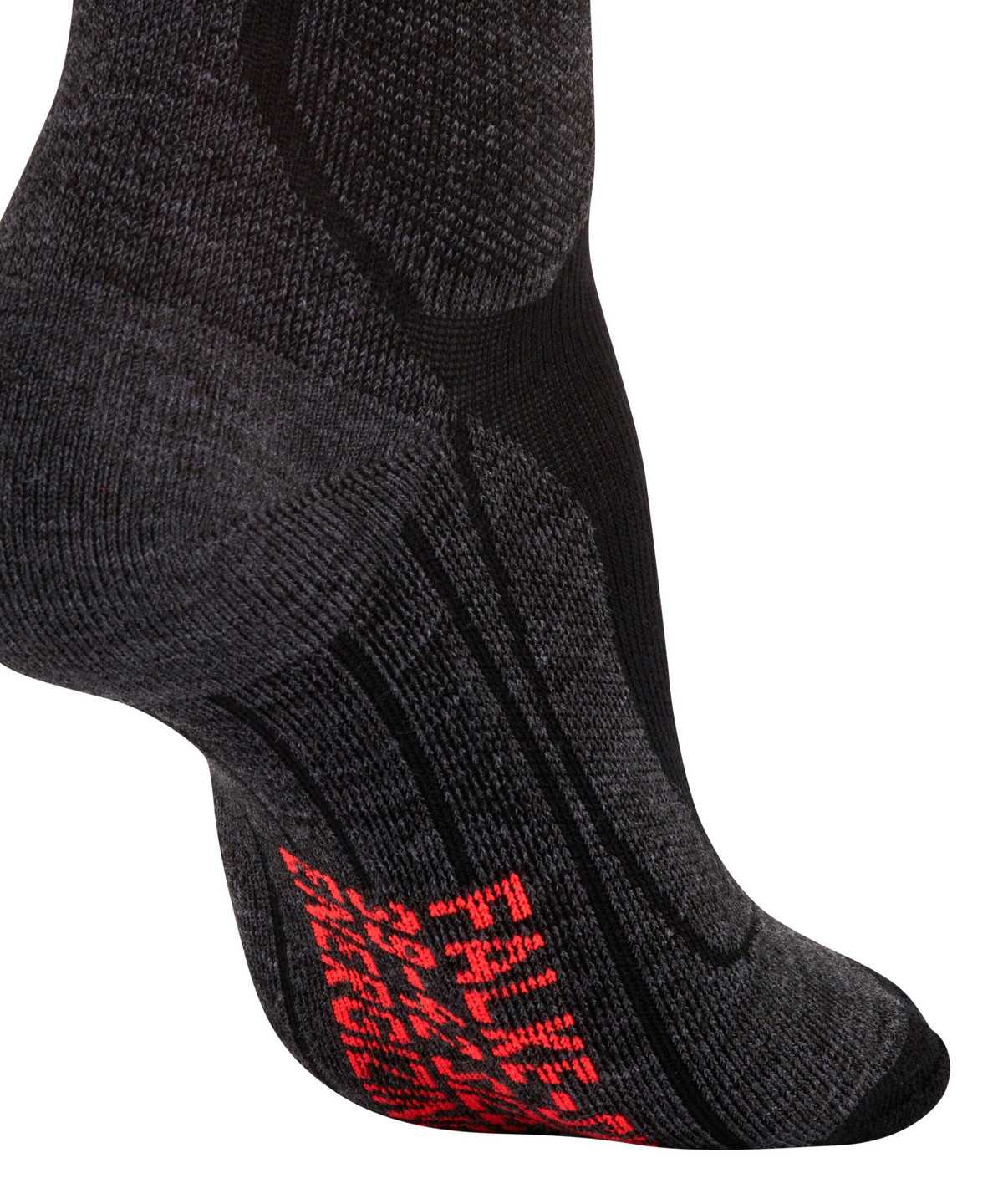 Falke SK Compression Wool Skiing Knee-high Socks Sports Socks Női Fekete | XZRK-32798