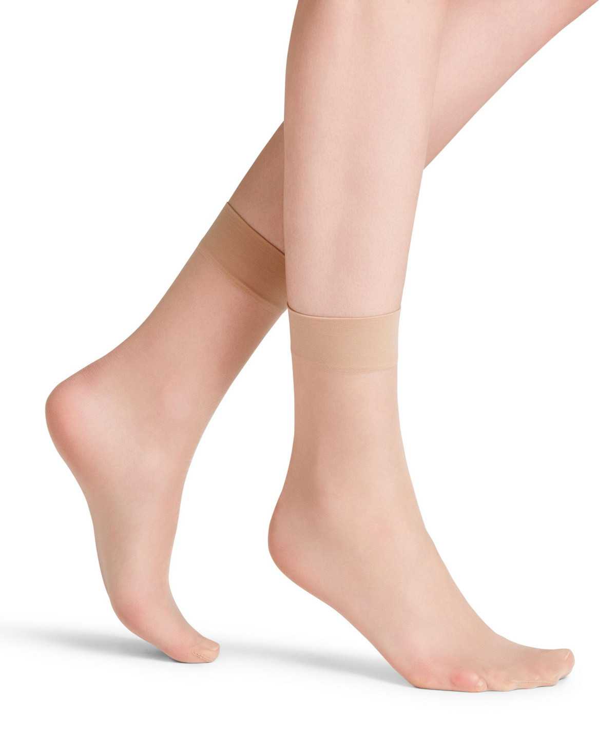 Falke Seidenglatt 15 DEN Ankle socks Zokni Női Barna | UPOF-08146