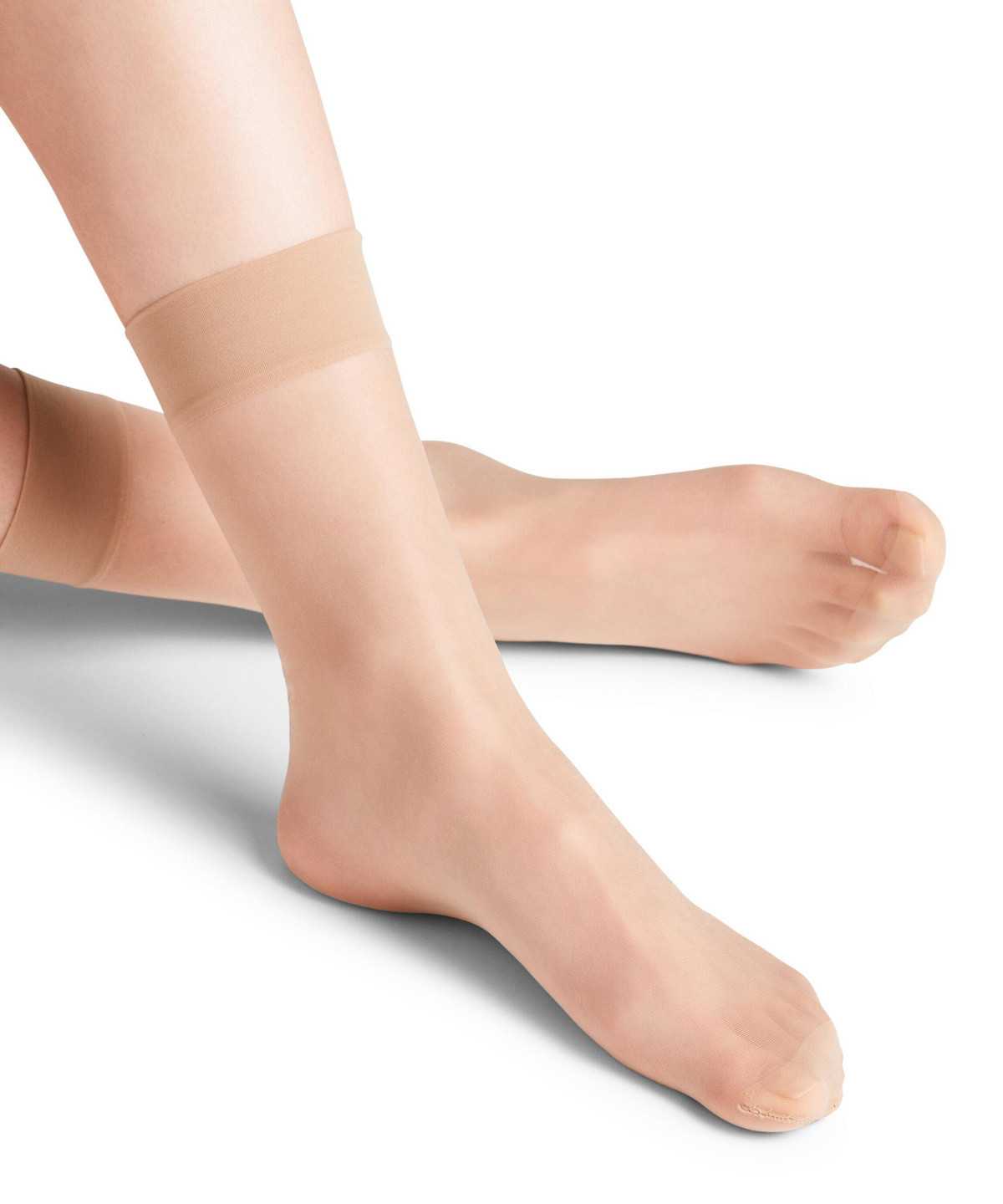 Falke Seidenglatt 15 DEN Ankle socks Zokni Női Barna | UPOF-08146