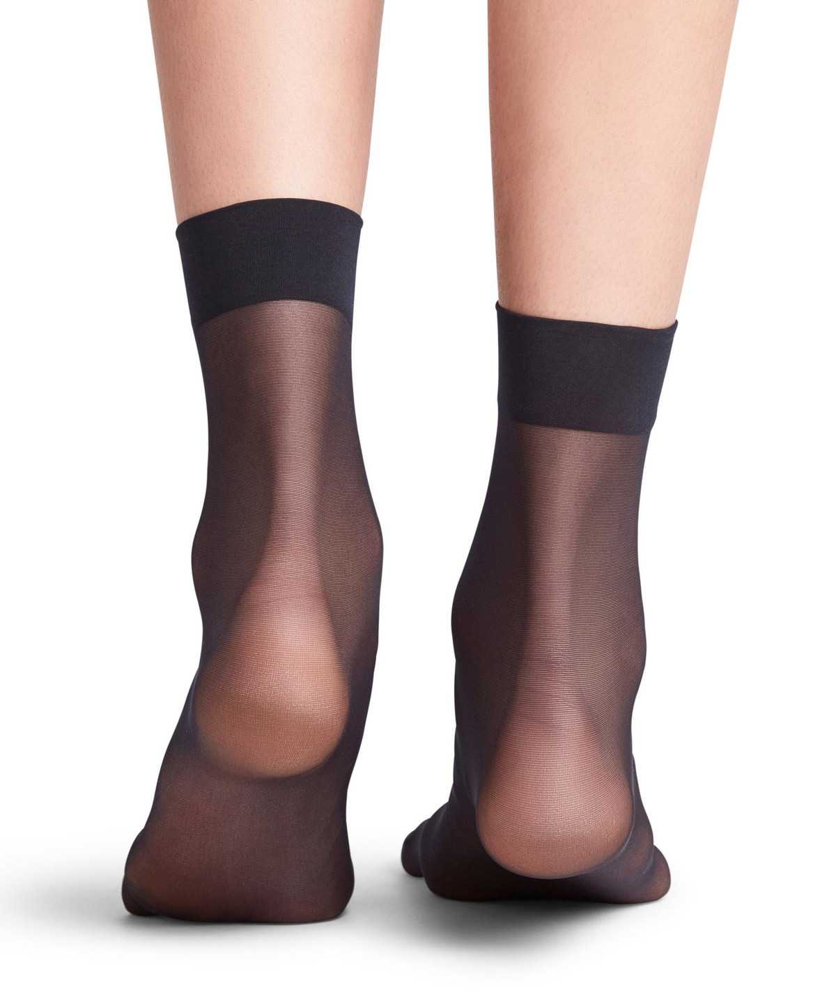 Falke Seidenglatt 15 DEN Ankle socks Zokni Női Kék | DSMH-35690