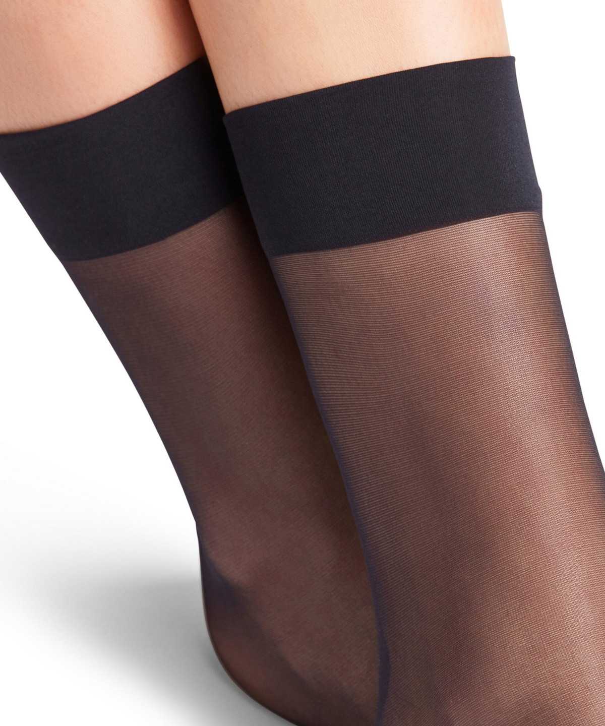 Falke Seidenglatt 15 DEN Ankle socks Zokni Női Kék | DSMH-35690