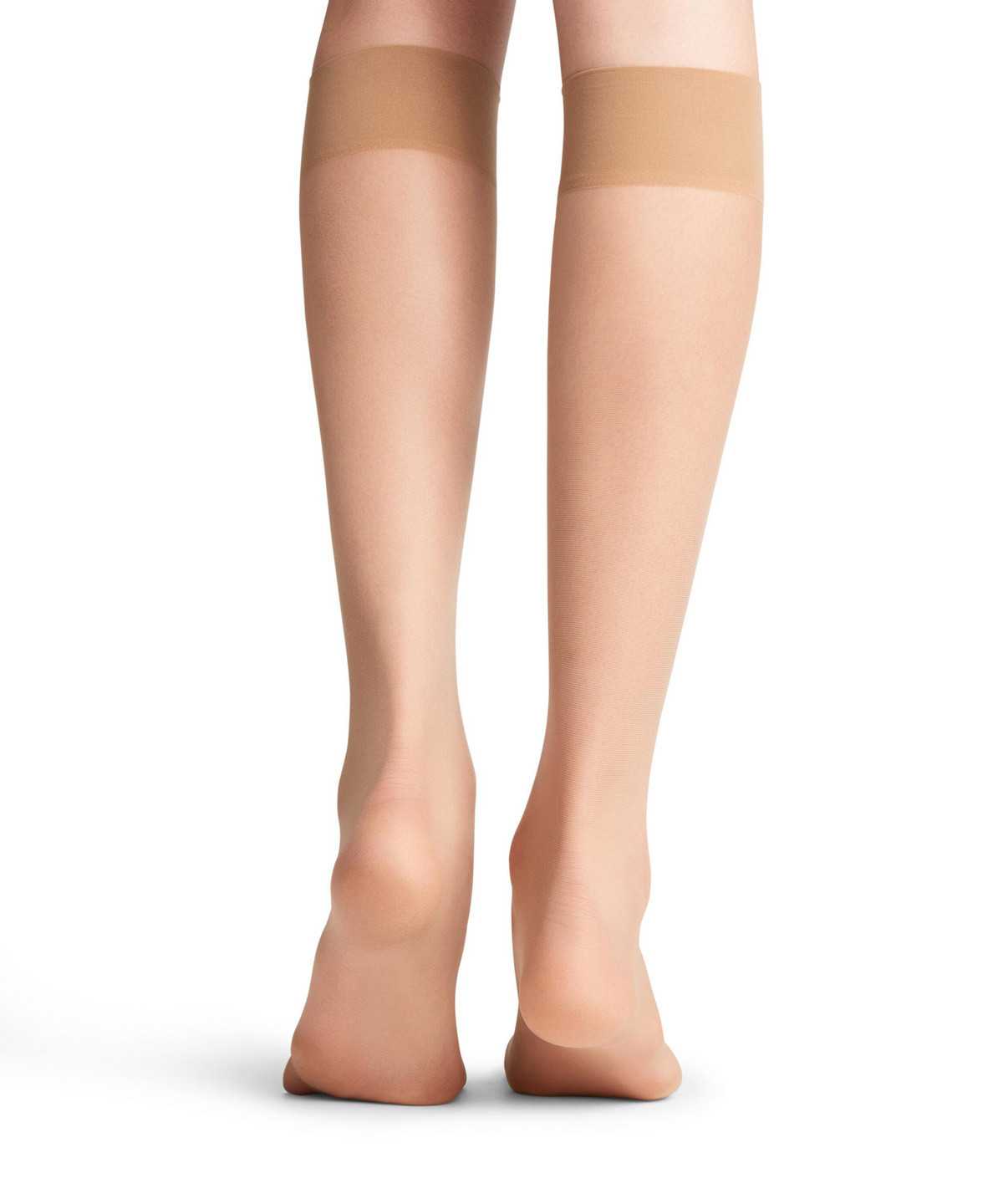 Falke Seidenglatt 15 DEN Knee-high Socks Zokni Női Bézs | UJEY-31468