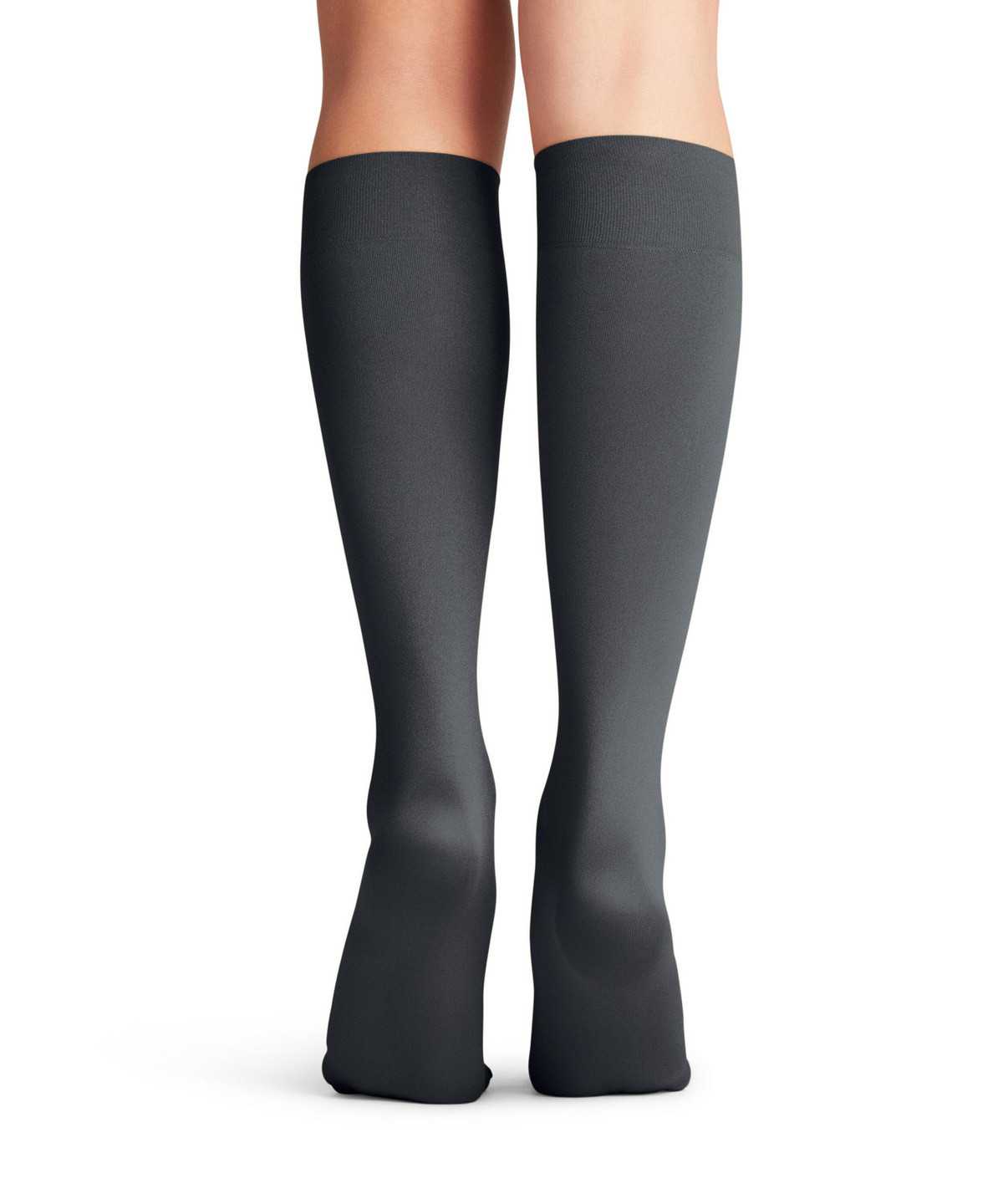 Falke Seidenglatt 40 DEN Knee-high Socks Zokni Női Szürke | URLW-16803