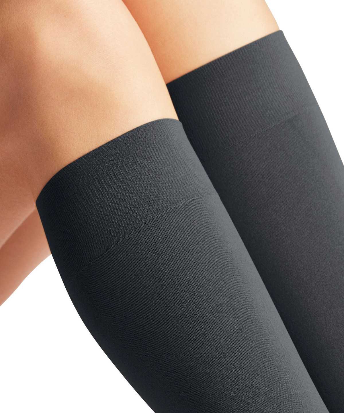 Falke Seidenglatt 40 DEN Knee-high Socks Zokni Női Szürke | URLW-16803