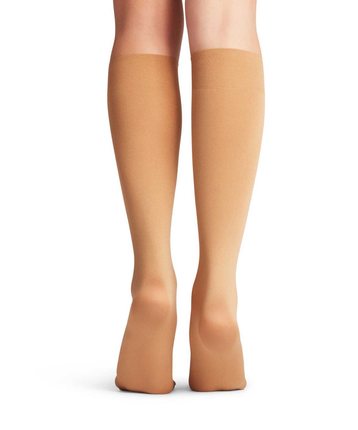 Falke Seidenglatt 40 DEN Knee-high Socks Zokni Női Bézs | MUWO-36082