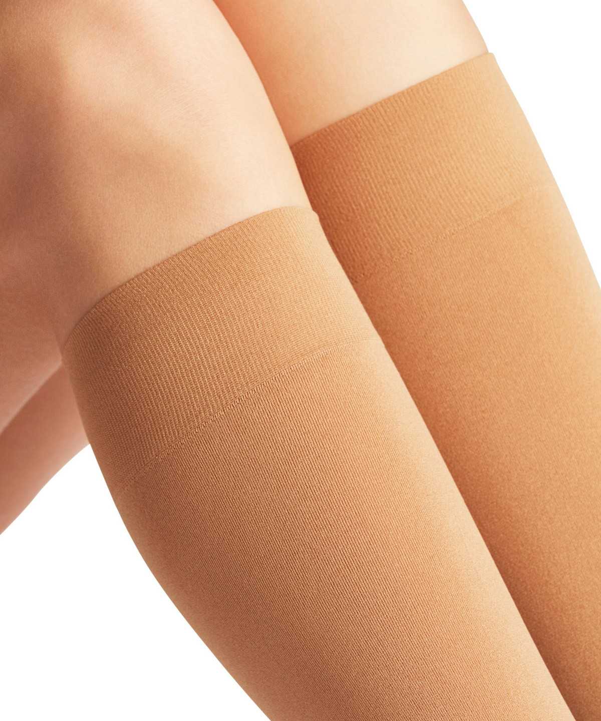 Falke Seidenglatt 40 DEN Knee-high Socks Zokni Női Bézs | MUWO-36082