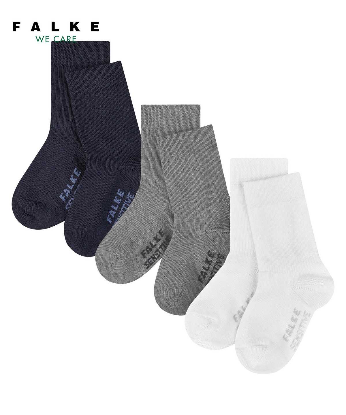 Falke Sensitive 3-Pack Socks Zokni Baba Multicolored | GZPV-28905