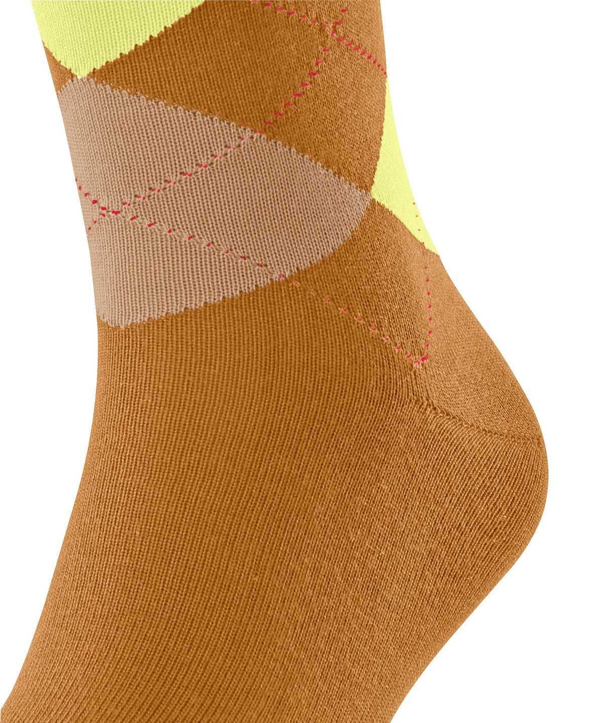 Falke Sensitive Argyle Socks Zokni Férfi Narancssárga | UKTX-51067