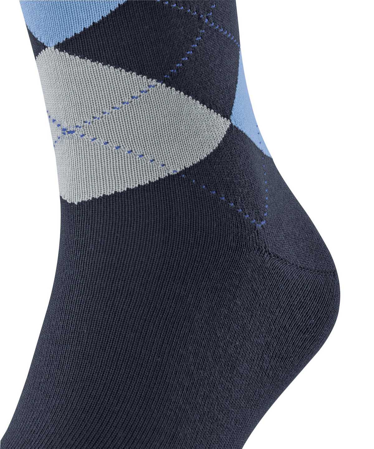 Falke Sensitive Argyle Socks Zokni Férfi Kék | MDXB-10534