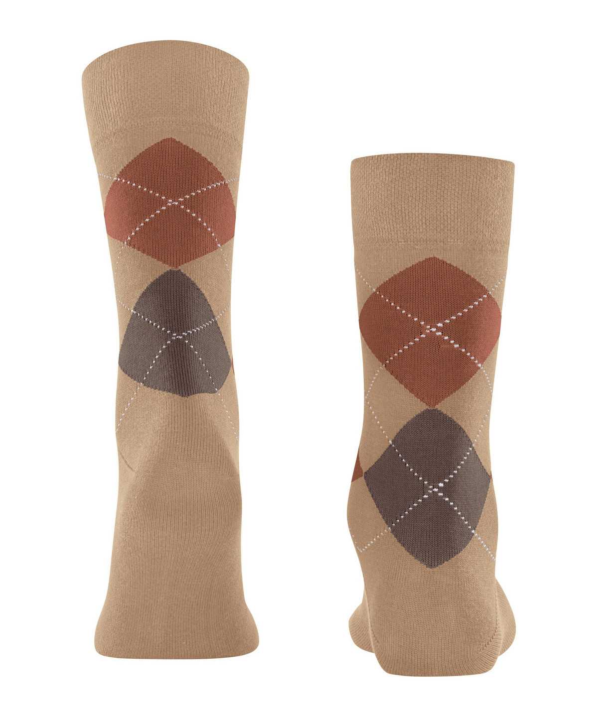 Falke Sensitive Argyle Socks Zokni Férfi Bézs | LEKG-36815