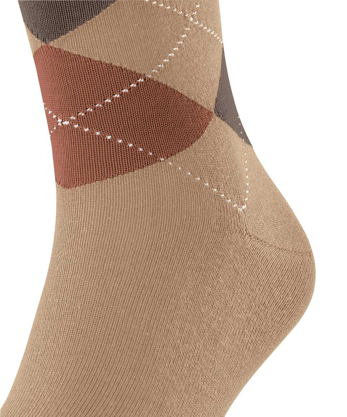 Falke Sensitive Argyle Socks Zokni Férfi Bézs | LEKG-36815